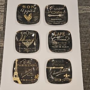 Pfaltzgraff La Cuisine Set of 6 Appetizer Plates
